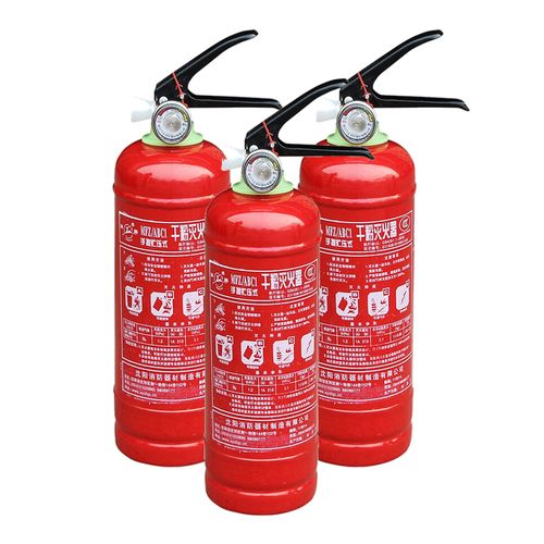 金鹿 干粉灭火器3kg 手提式便携消防器材 应急救援 2a 34b ce 5年质保